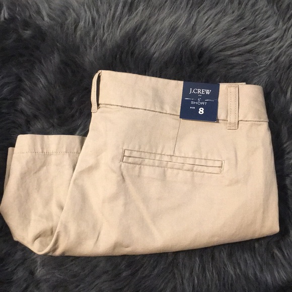 Tan J.Crew shorts size 8, 5” SHORT - Picture 2 of 4